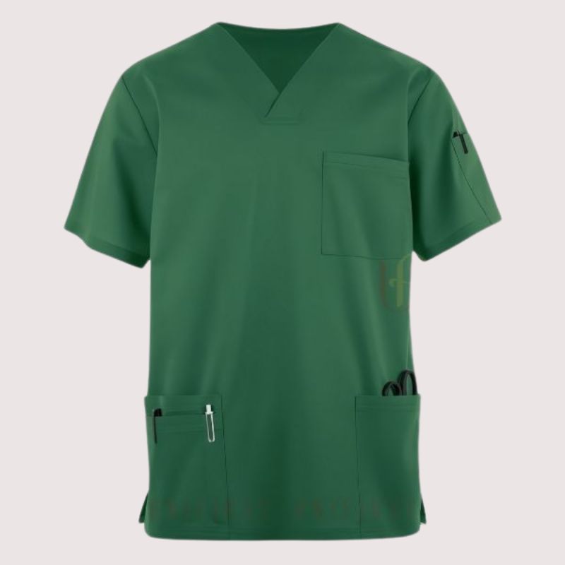 Áo đồng phục scubs màu xanh lá cây